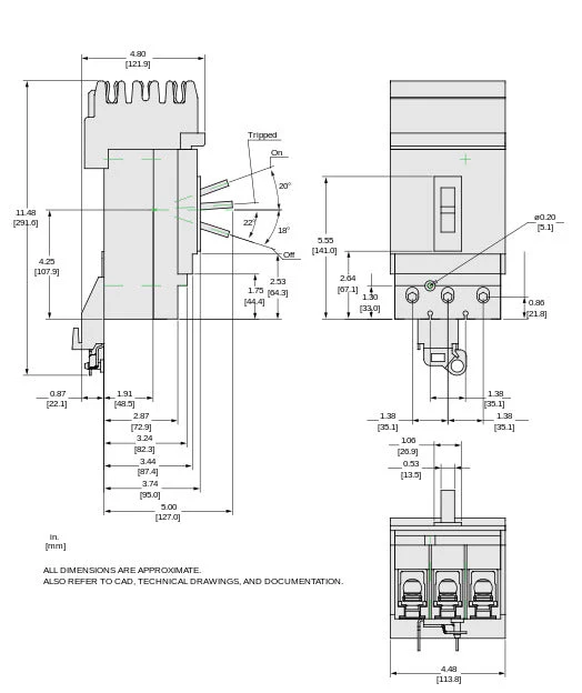 JDA36200 - Square D - Molded Case Circuit Breaker - Image 5
