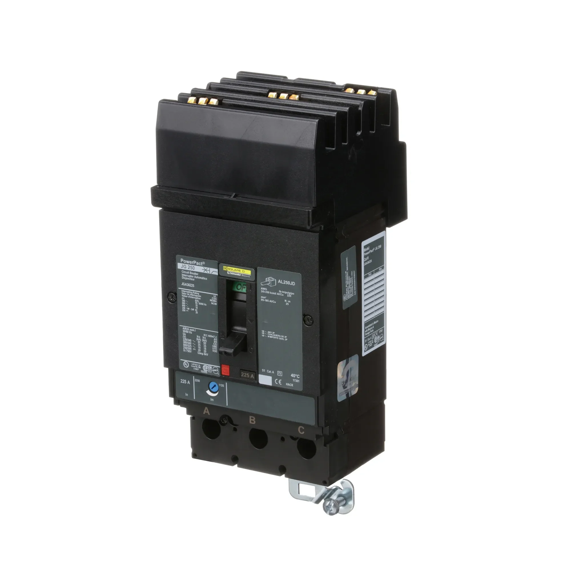 JGA36225 - Square D - Molded Case Circuit Breaker - Image 3