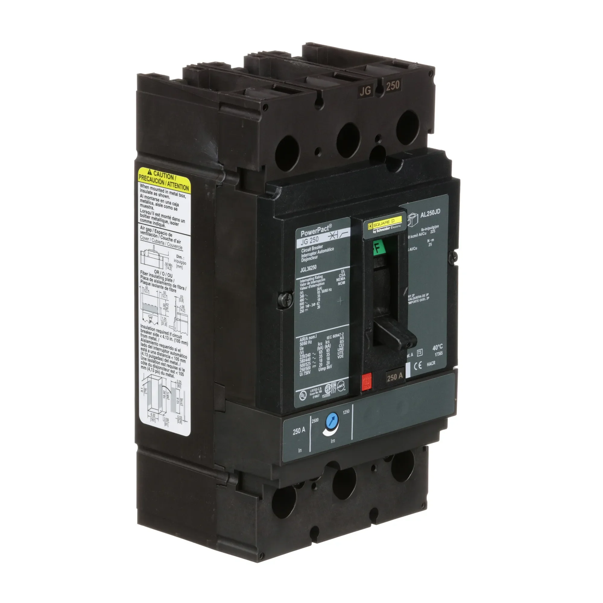 JGL36250 - Square D - Molded Case Circuit Breaker - Image 2