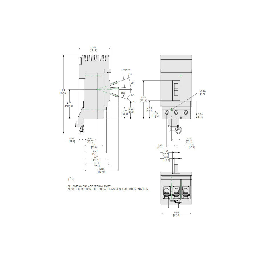 JJA36250U31X - Square D - Molded Case Circuit Breaker - Image 5