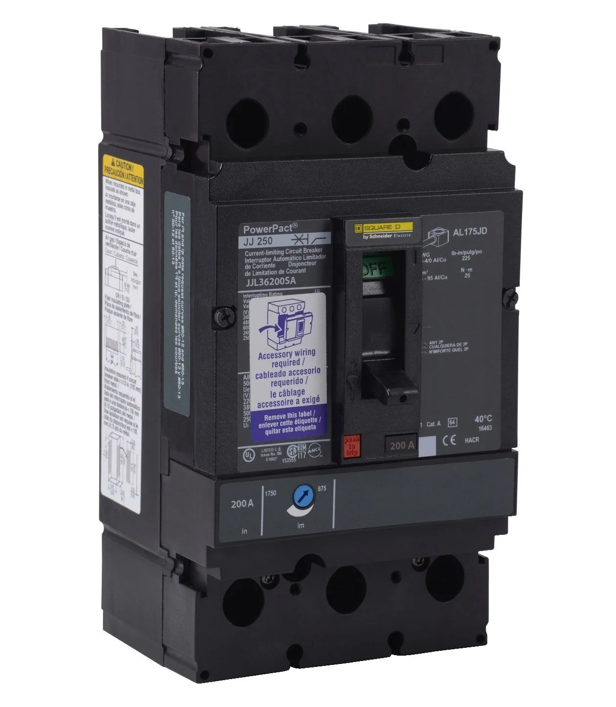 JJL36200SA - Square D - Molded Case Circuit Breaker