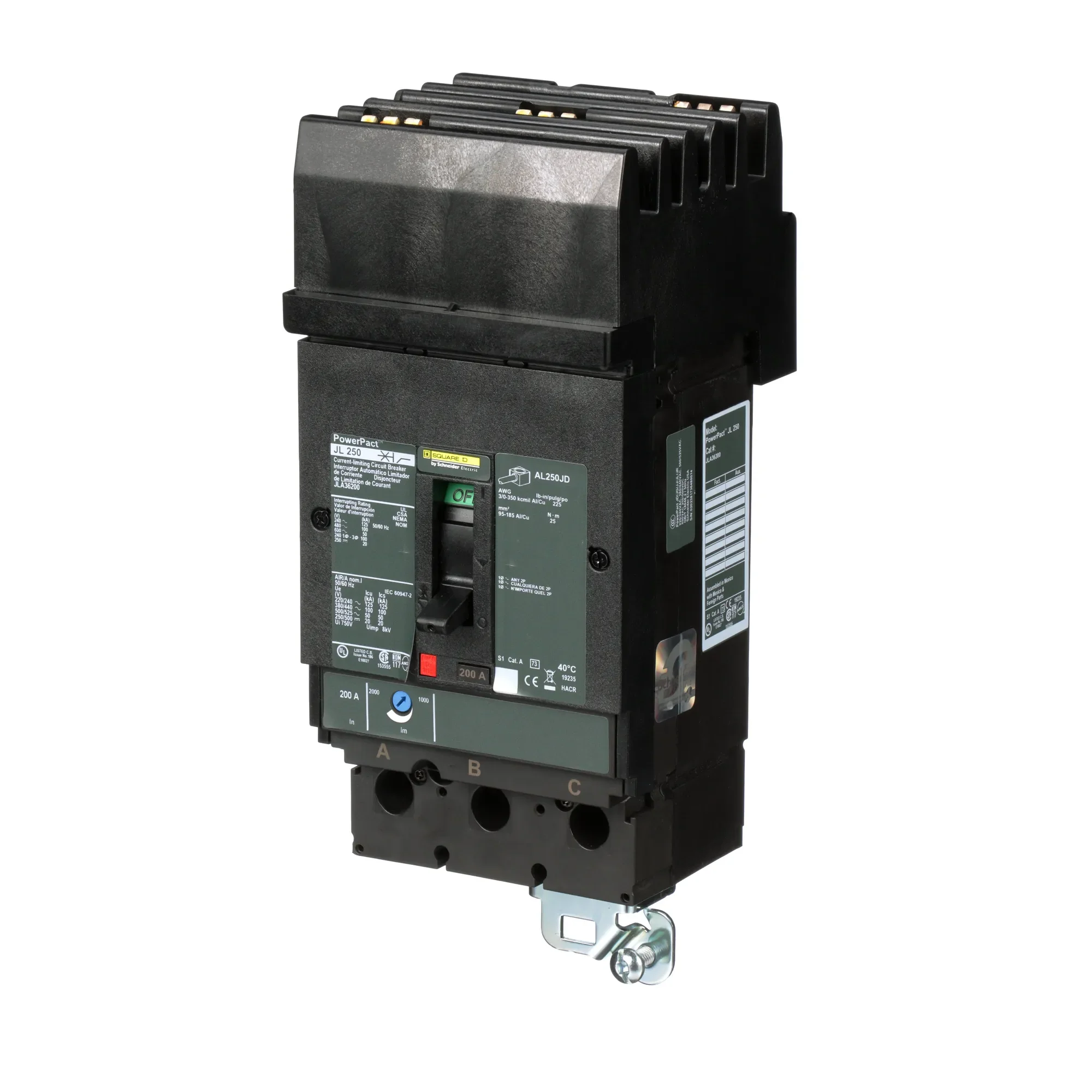 JLA36200 - Square D - Molded Case Circuit Breaker - Image 3