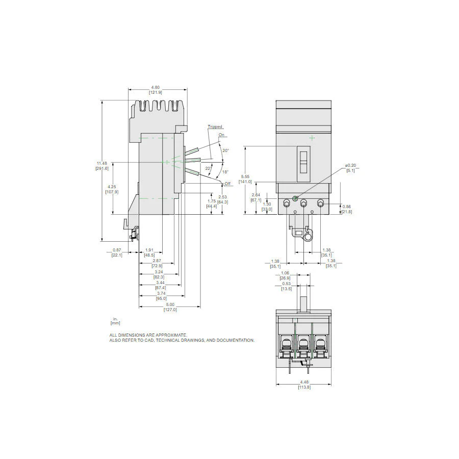 JLA36225 - Square D - Molded Case Circuit Breaker - Image 4