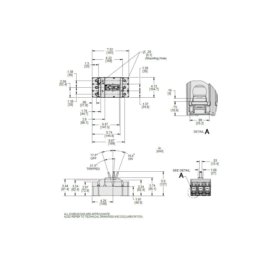 JLL36175 - Square D - Molded Case Circuit Breaker - Image 2