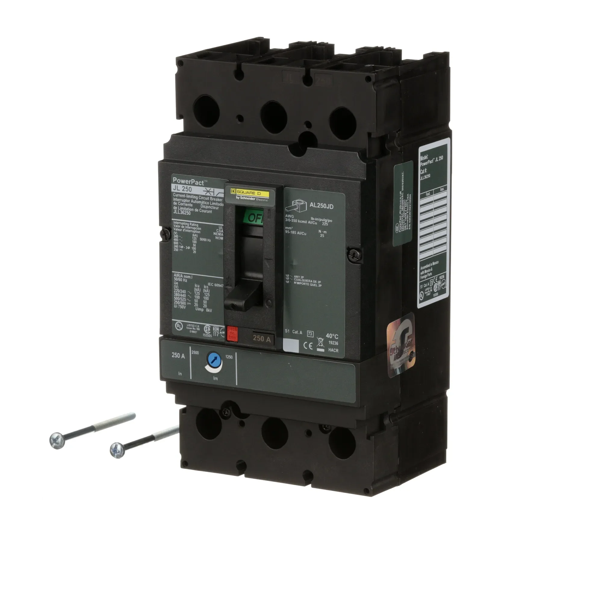 JLL36250 - Square D - Molded Case Circuit Breaker - Image 3