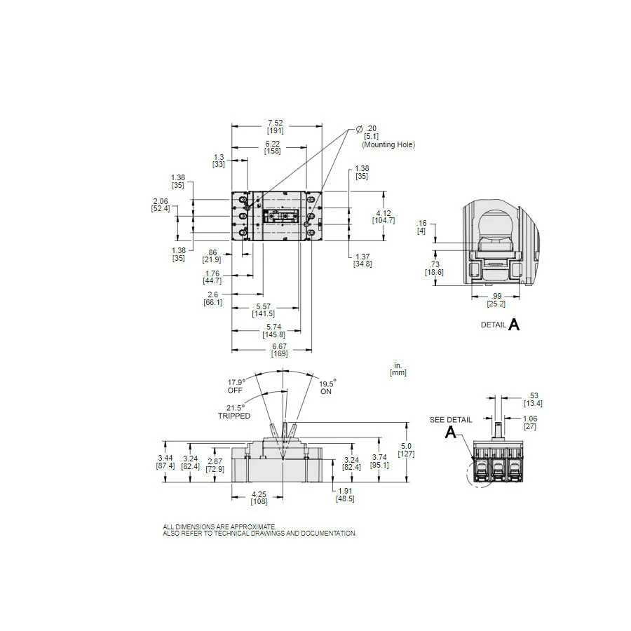 JLL36250 - Square D - Molded Case Circuit Breaker - Image 5