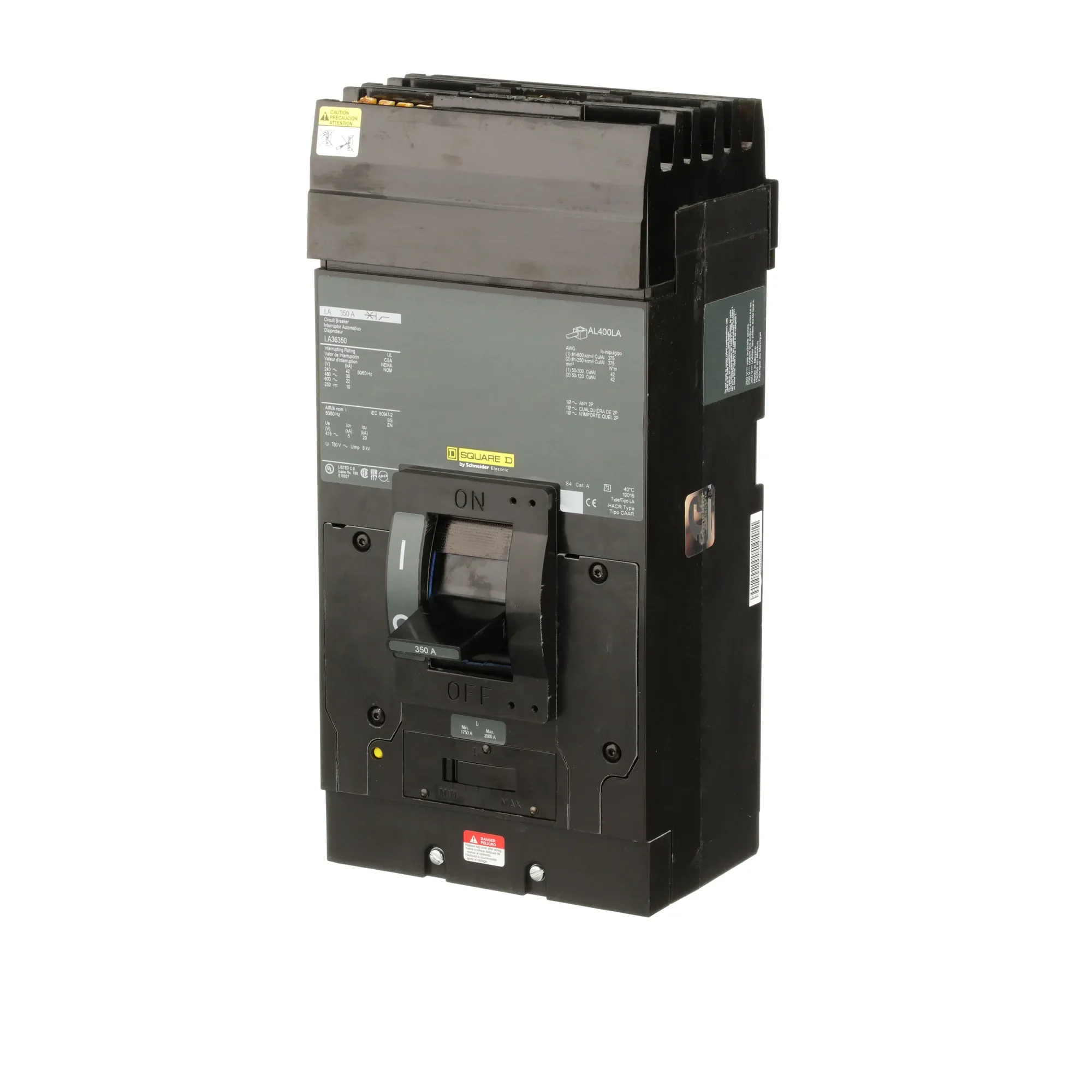 LA36350 - Square D - Molded Case Circuit Breaker - Image 3