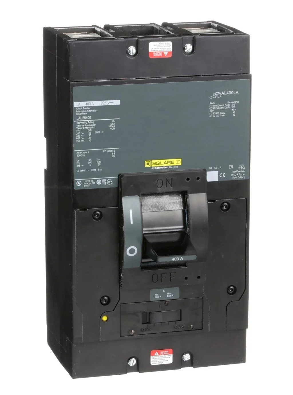 LAL26400 - Square D - Molded Case Circuit Breaker