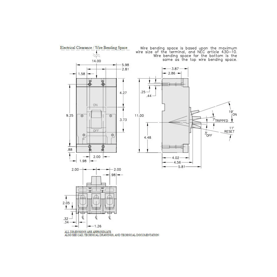 LAL36300 - Square D - Molded Case Circuit Breaker - Image 5