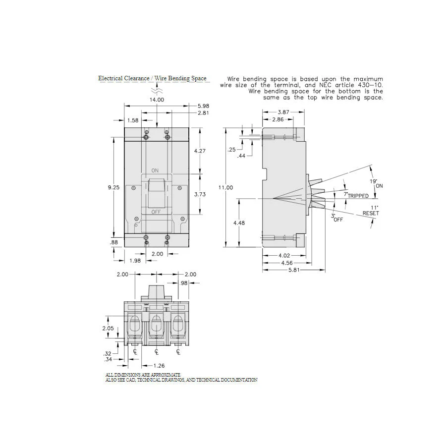 LAL36400 - Square D - Molded Case Circuit Breaker - Image 5