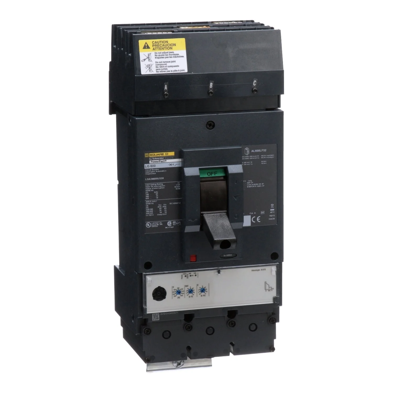 LGA36400U53X - Square D - Molded Case Circuit Breaker - Image 5