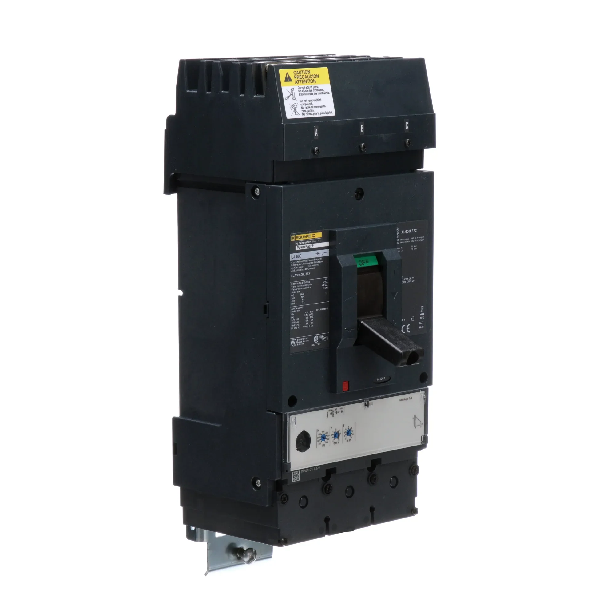 LJA36600U31X - Square D - Molded Case Circuit Breaker - Image 2