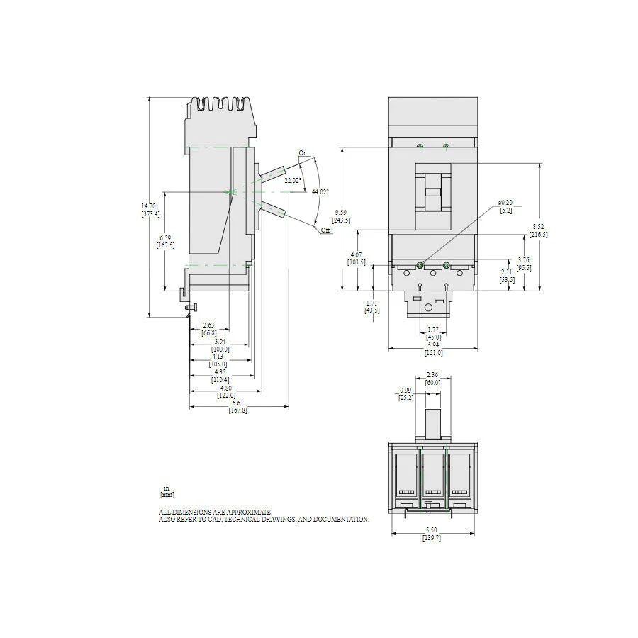 LRA36400U31X - Square D - Molded Case Circuit Breaker - Image 2