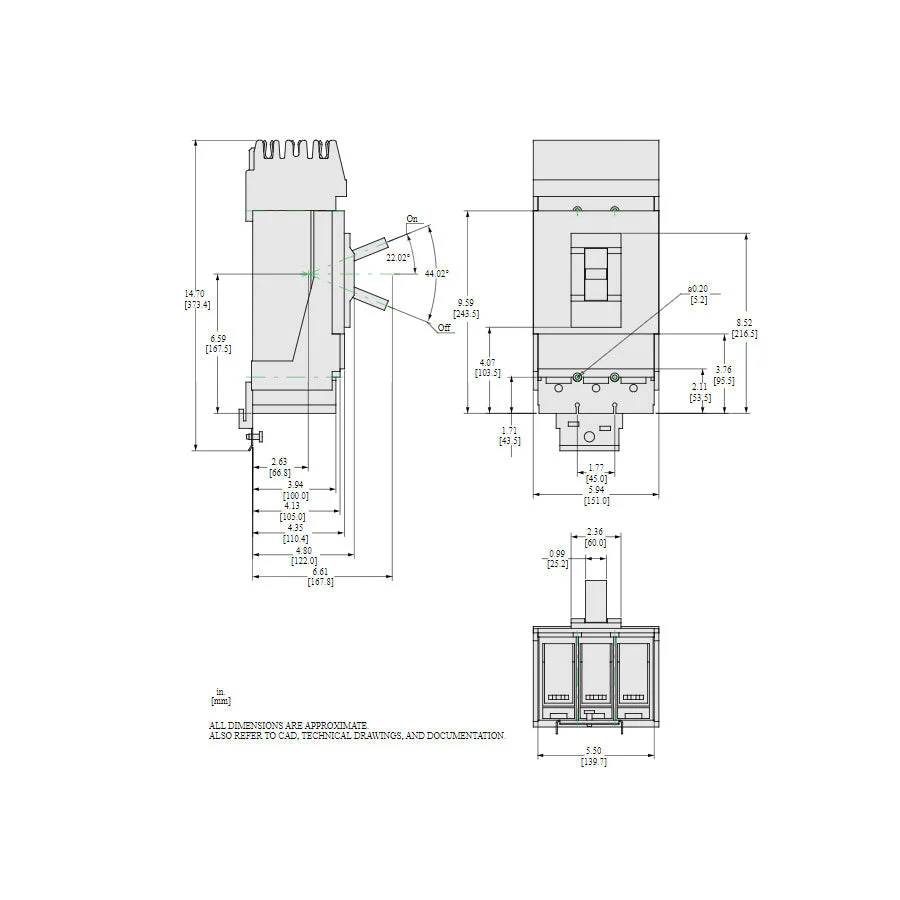 LRA36600U31X - Square D - Molded Case Circuit Breaker - Image 2