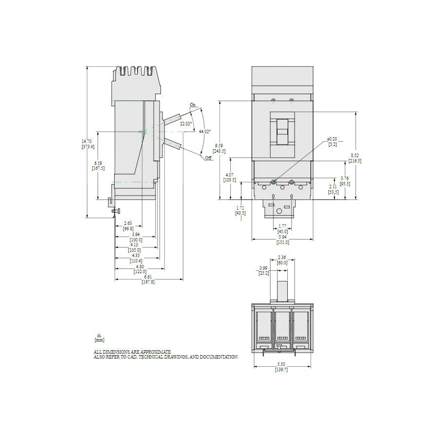 LRA36600U33X - Square D - Molded Case Circuit Breaker - Image 2