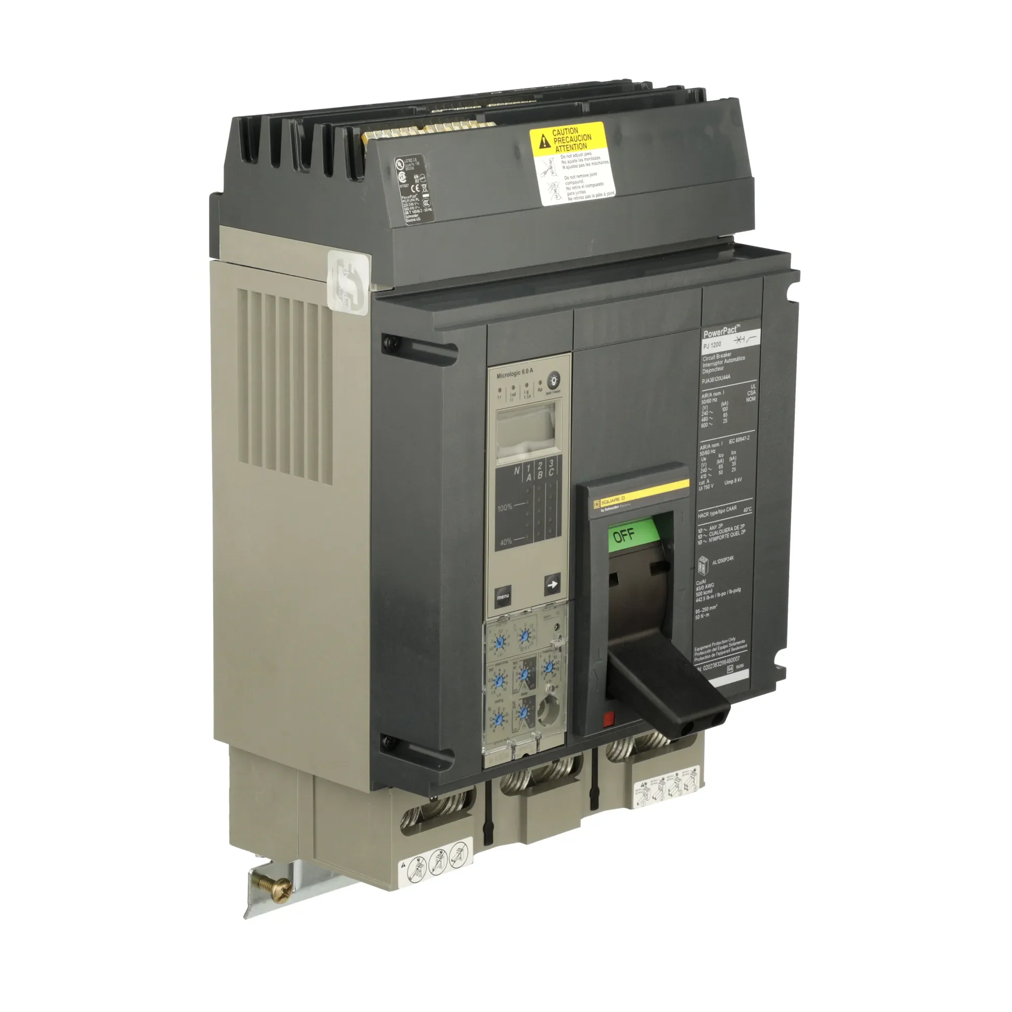 PJA36120U44A - Square D - Molded Case Circuit Breaker - Image 2