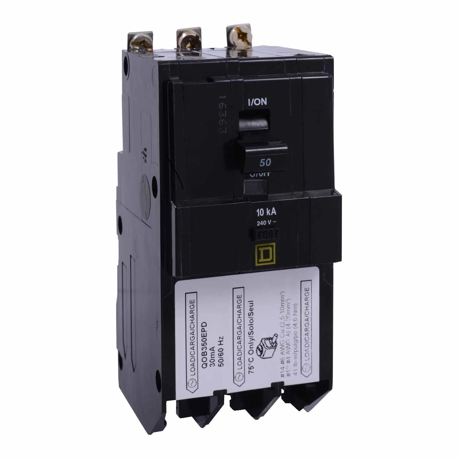 QOB350EPD - Square D
- Molded Case Circuit Breaker - Image 5