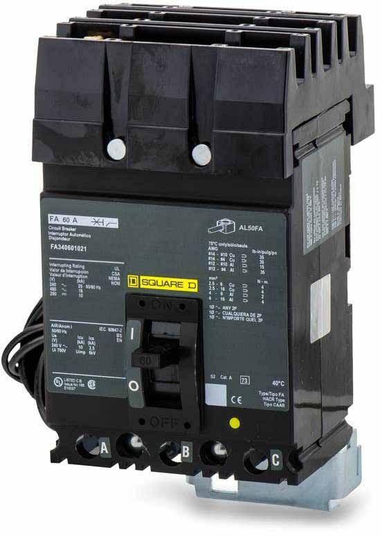 FA340601021 - Square D - Molded Case Circuit Breakers