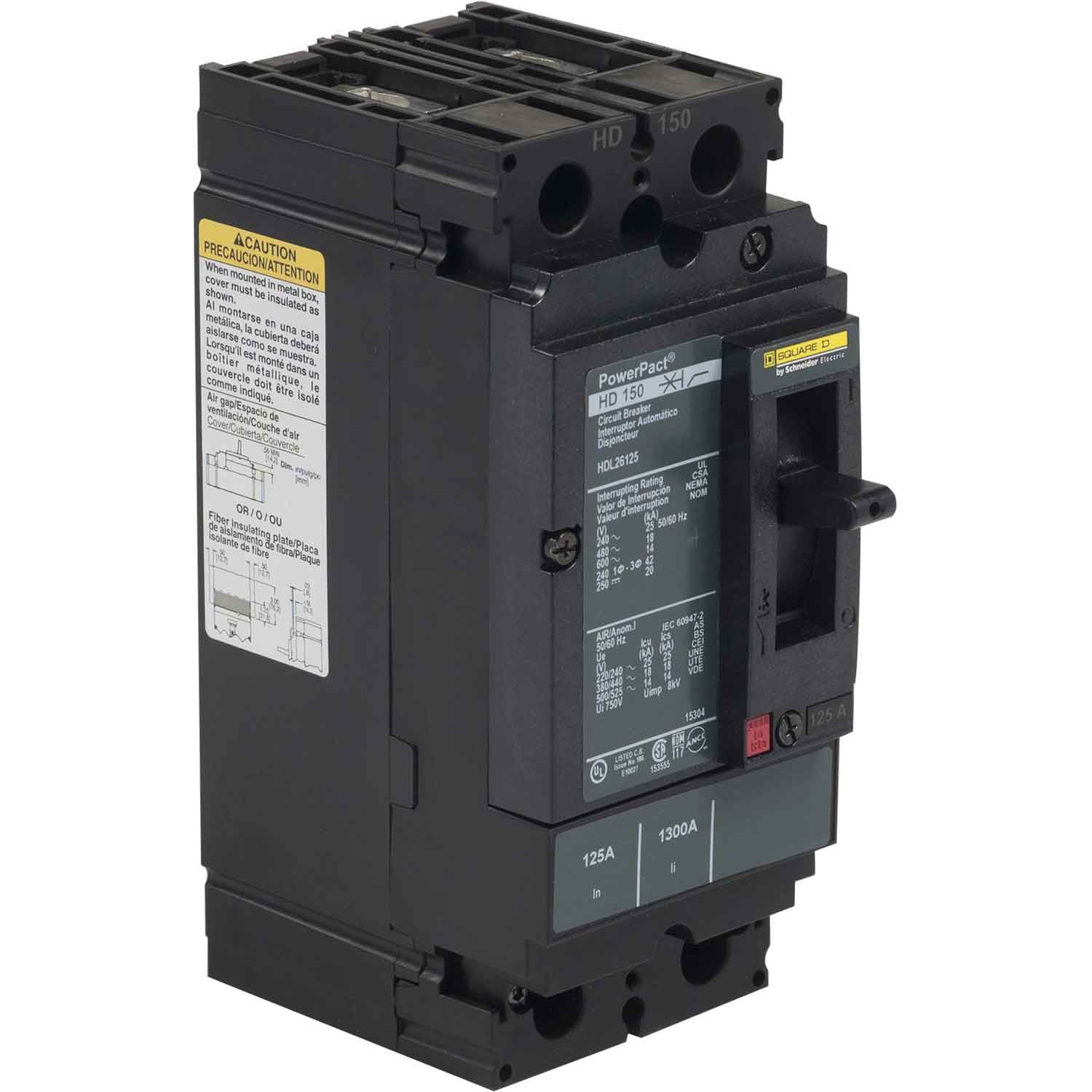 HGL26125 - Square D - Molded Case Circuit Breakers