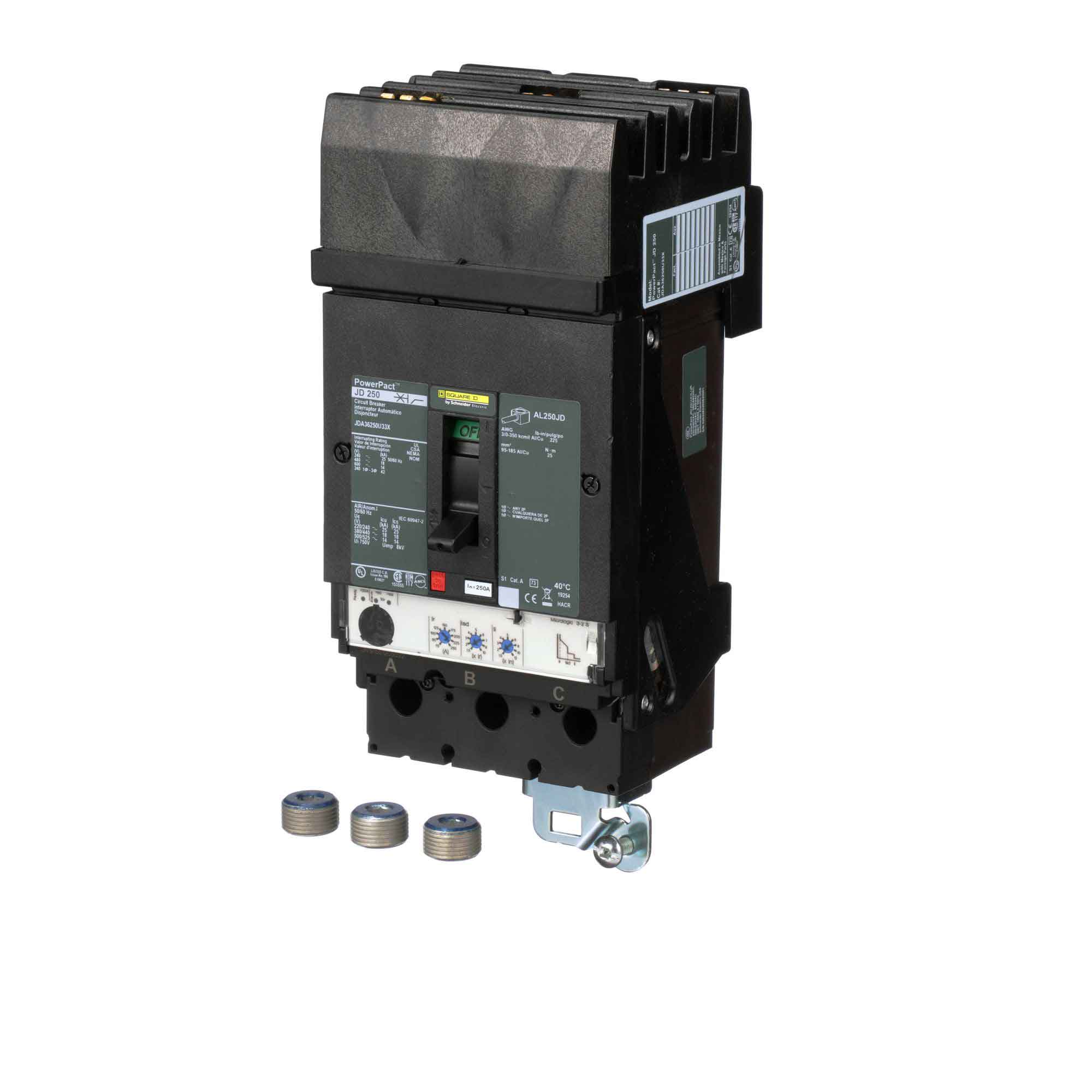 JDA36250U33X - Square D - Molded Case
Circuit Breakers - Image 3