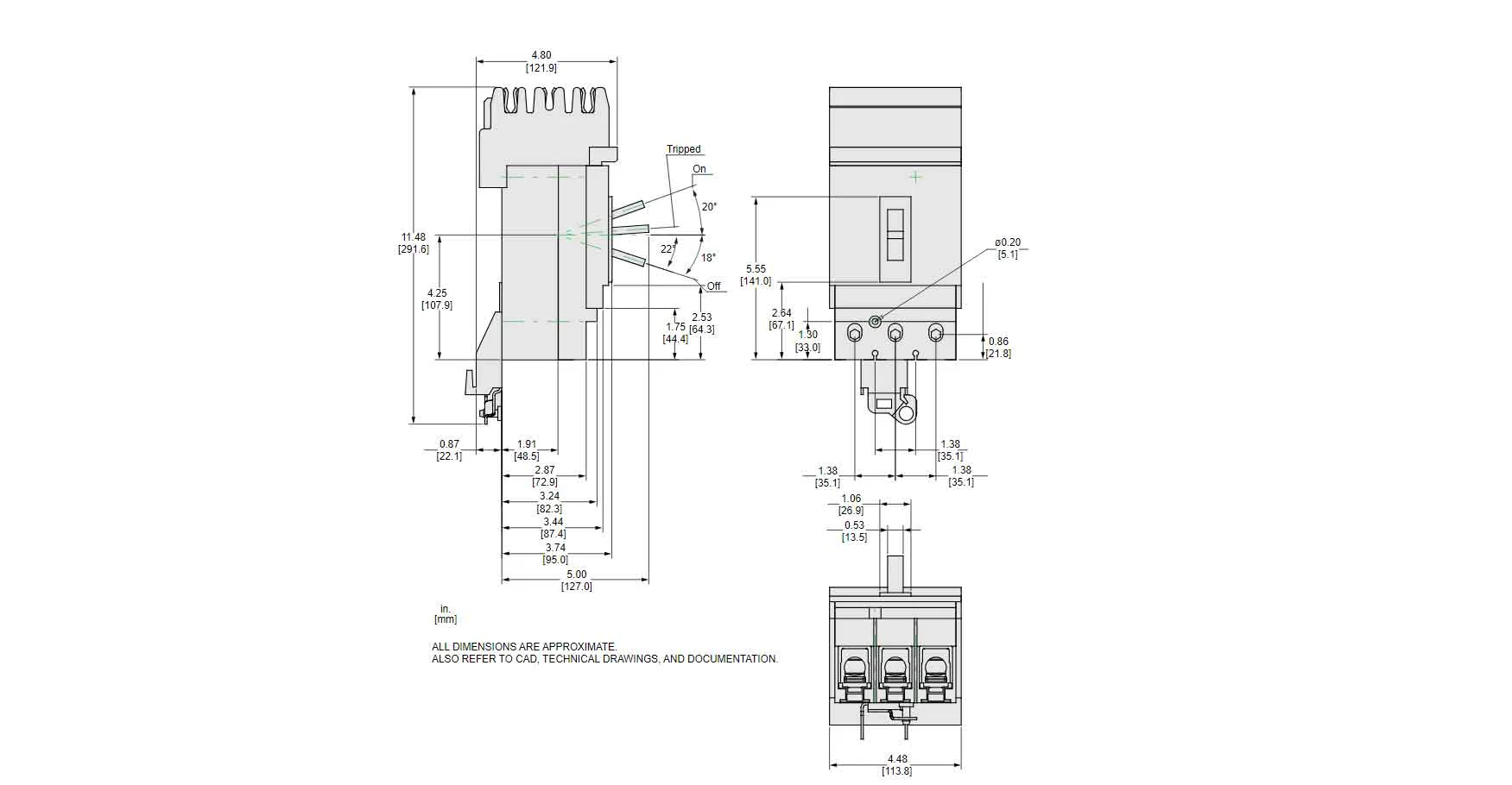 JDA36250U33X - Square D - Molded Case
Circuit Breakers - Image 5