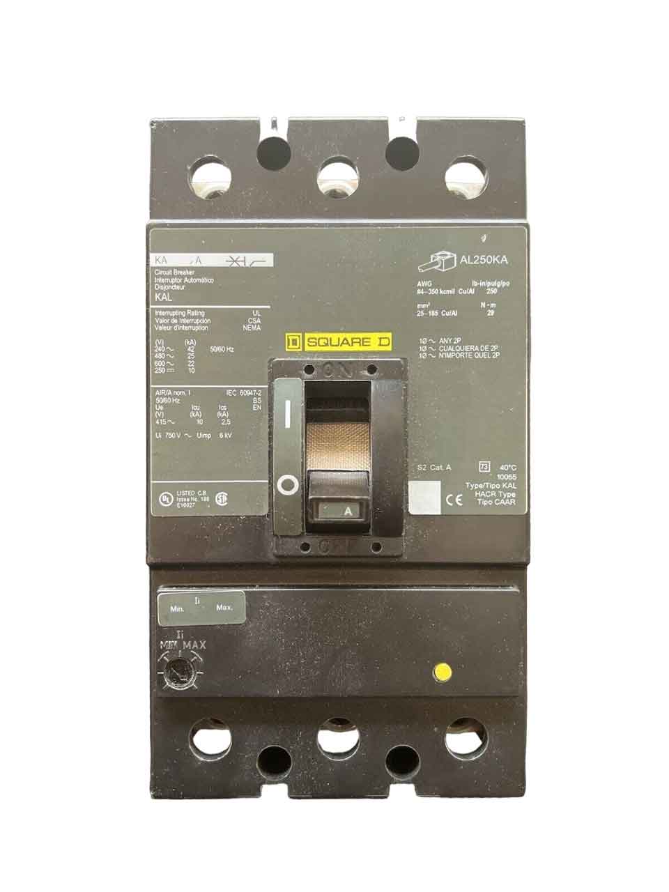 KAL3625025M - Square D - Molded Case Circuit Breakers