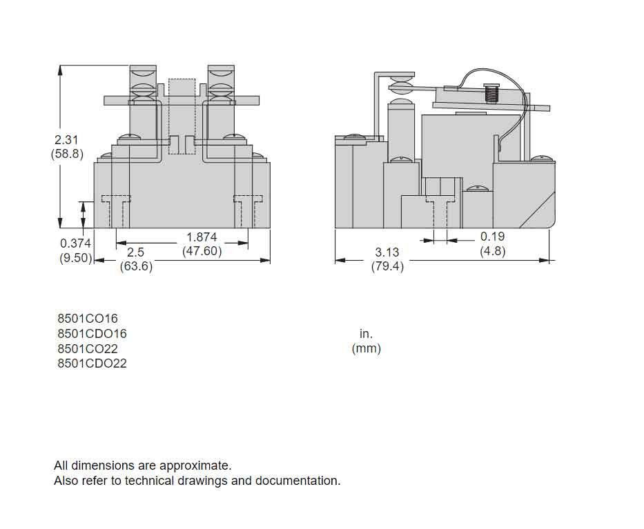 8501CO16V14 - Square D - Motor Control Part And Accessory - Image 5