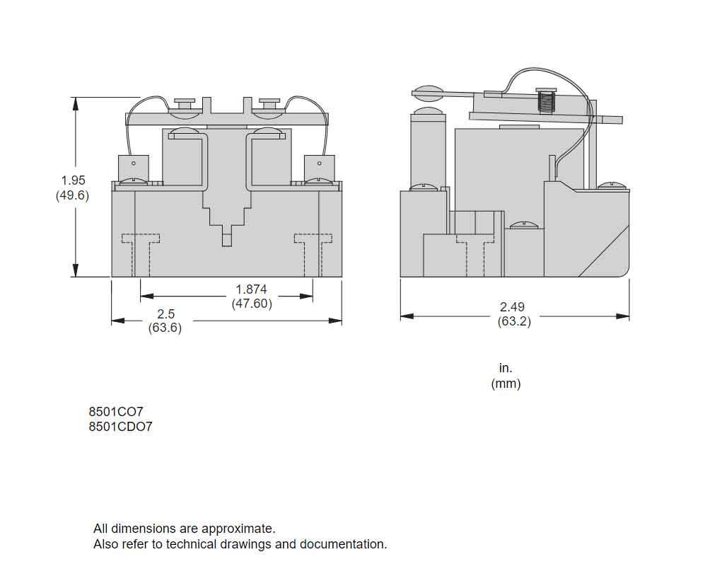 8501CO7V14 - Square D - Motor Control Part And Accessory - Image 5