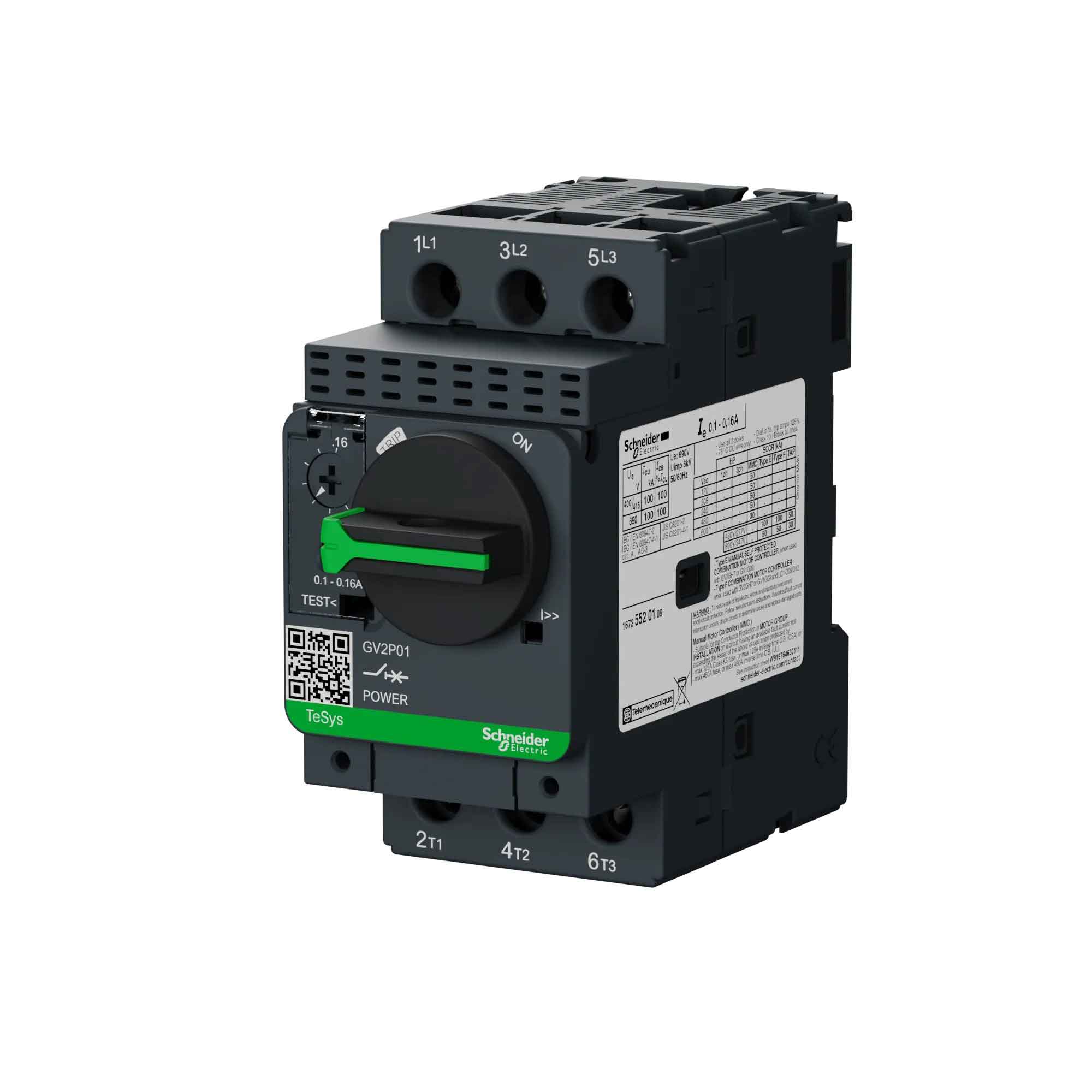 GV2P01 - Square D - Motor Starter - Image 3