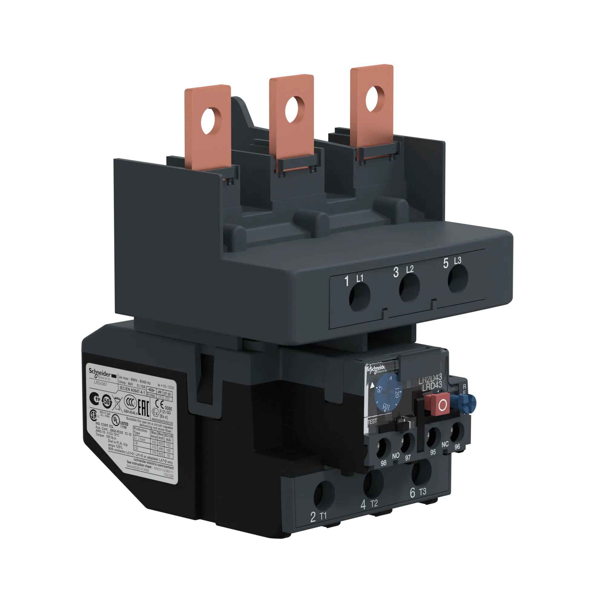 LRD4367 - Square D - Overload Relay - Image 2